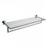Полка для полотенец 655 мм нерж. сталь NIZA 16853.S матовый