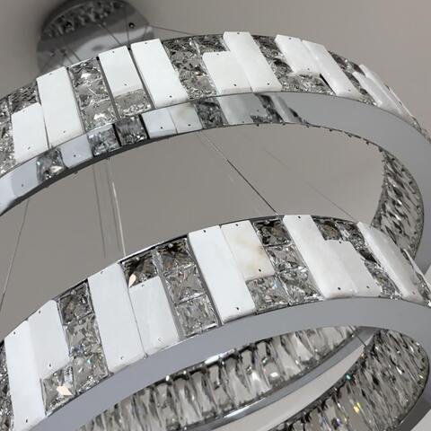 Подвесная светодиодная люстра Modelux ML.6985.800.600P CR