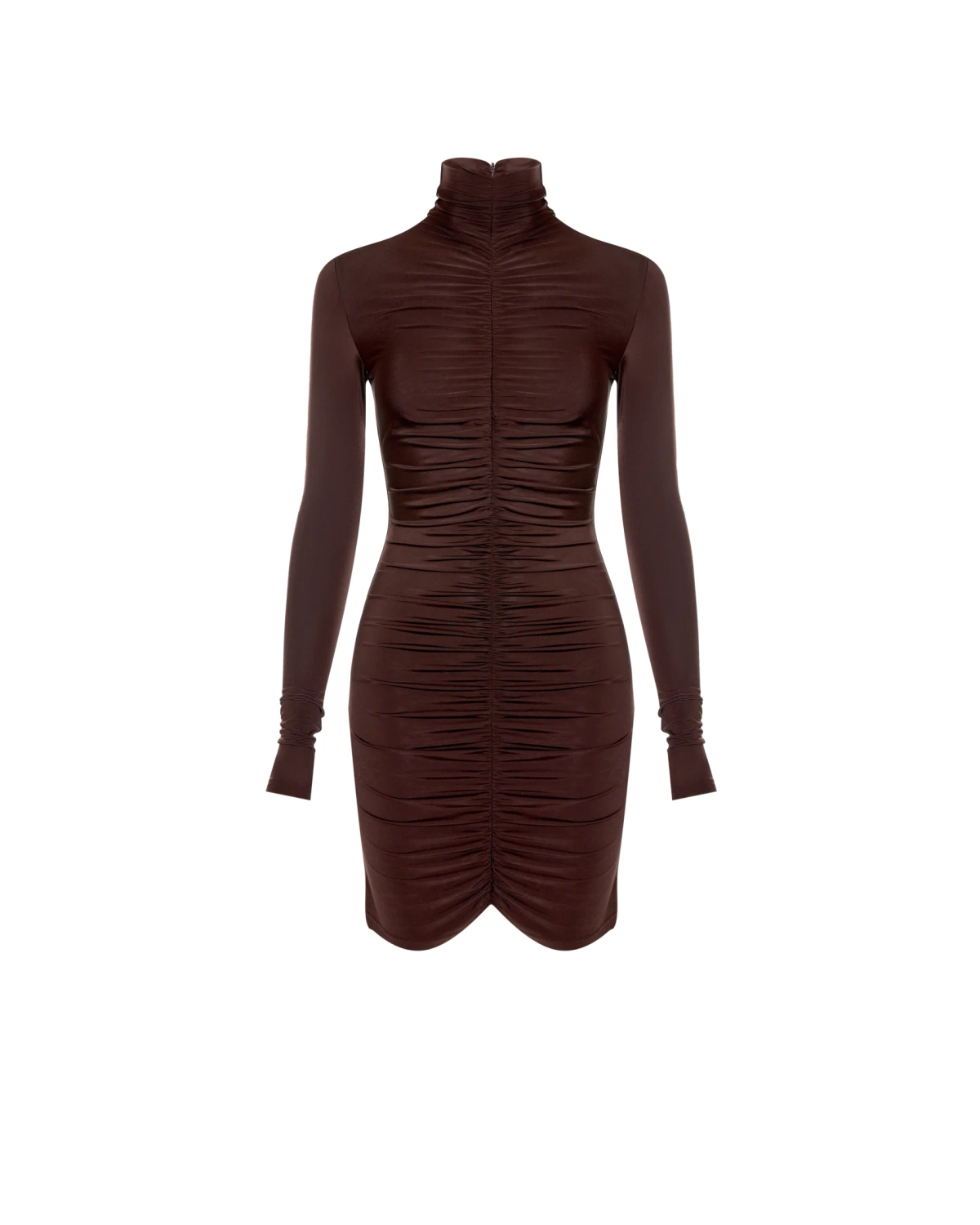 Платье Flana mini, Шоколадное