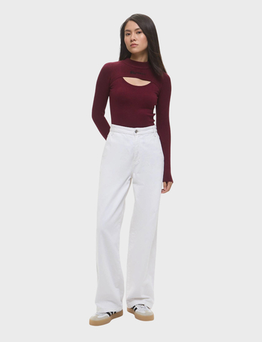 Джемпер KARL LAGERFELD JEANS Cut Out Mock Neck Sweater