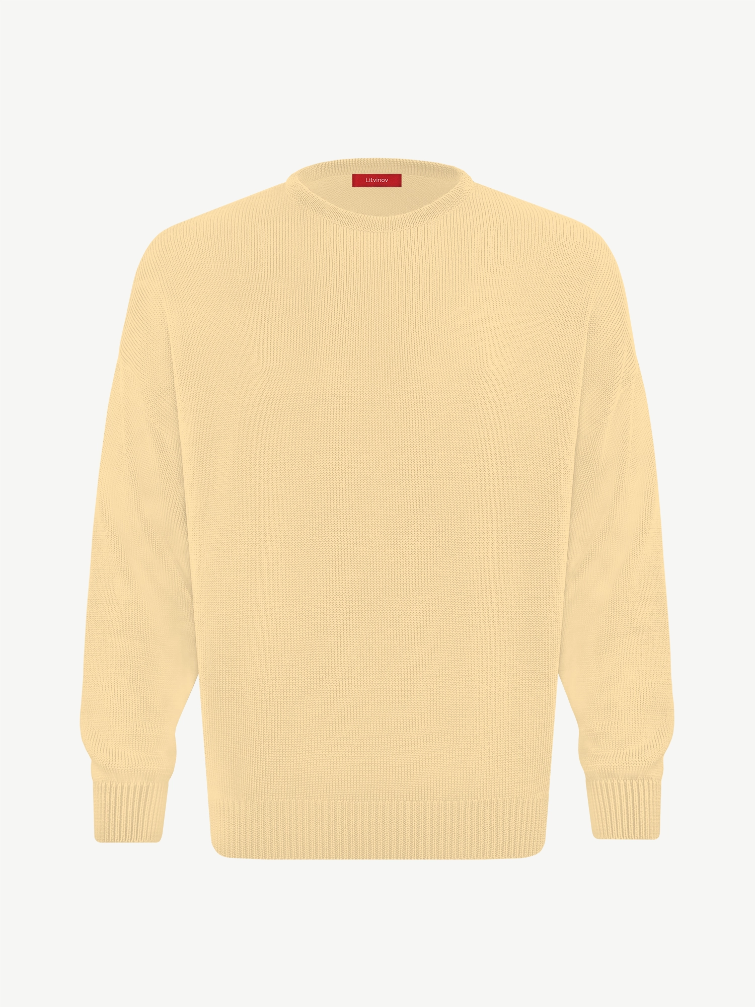 Джемпер оверсайз из экохлопка