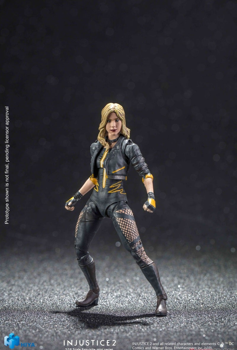 Фигурка Чёрная канарейка из игры Несправедливость 1/18