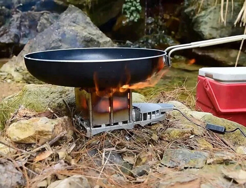 Походная печка BRS-116 с наддувом
