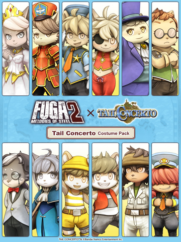 Fuga: Melodies of Steel 2 - Tail Concerto Costume Pack (для ПК, цифровой код доступа)