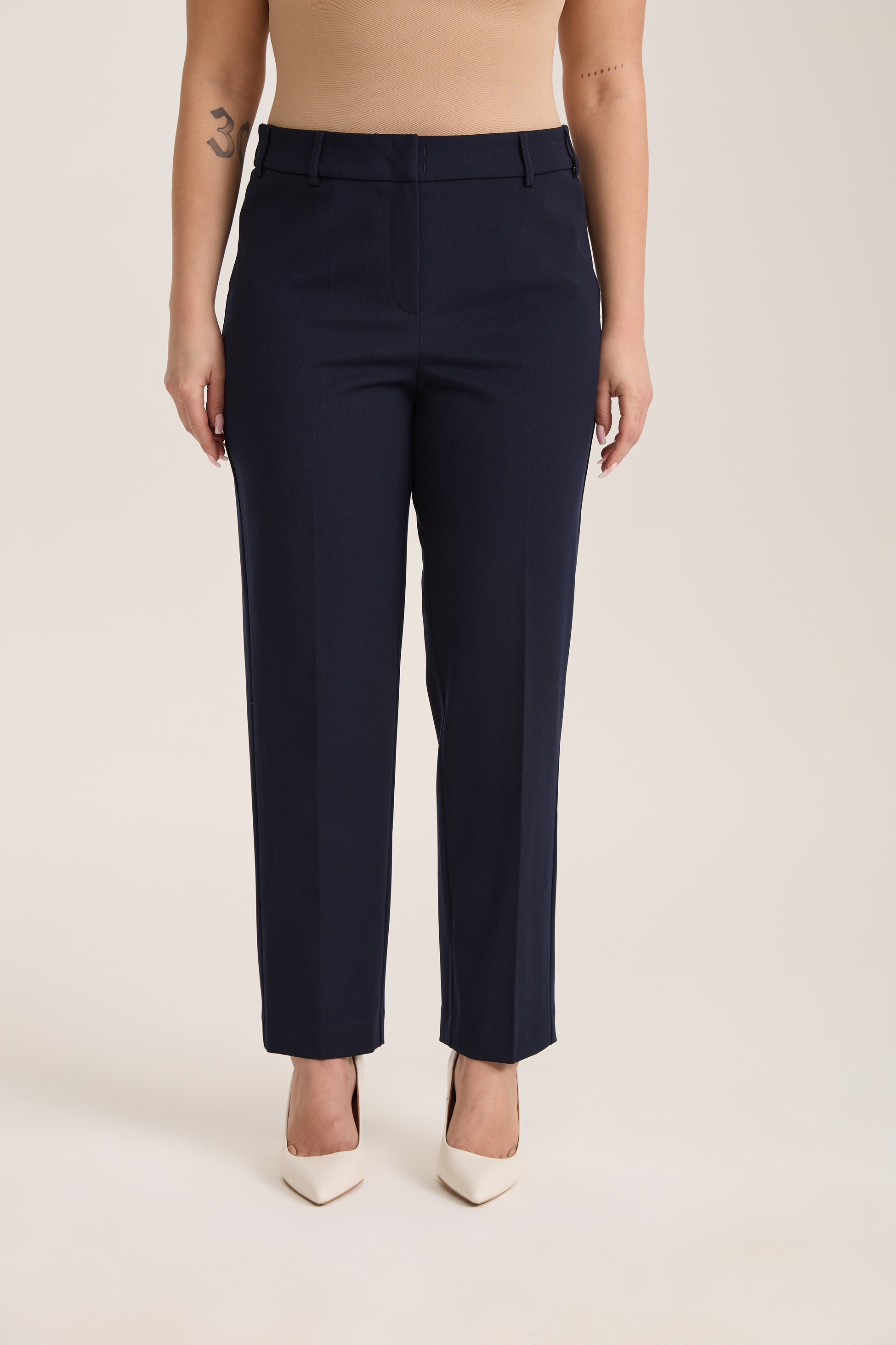 Брюки классические, темно-синий