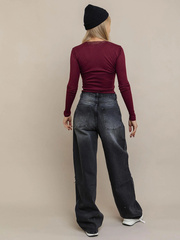 013_ДО24 Джинсы (брюки), графит