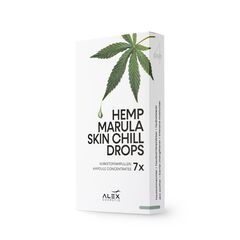 Hemp Marula Skin Chill Drops — Капли-сыворотка “Анти-покраснение” с конопляным маслом и марулой — 7×11 мл