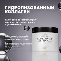 Limba Cosmetics Маска Питательная для волос  Premium Line Macadamia and Andiroba mask,503гр(lmb31)