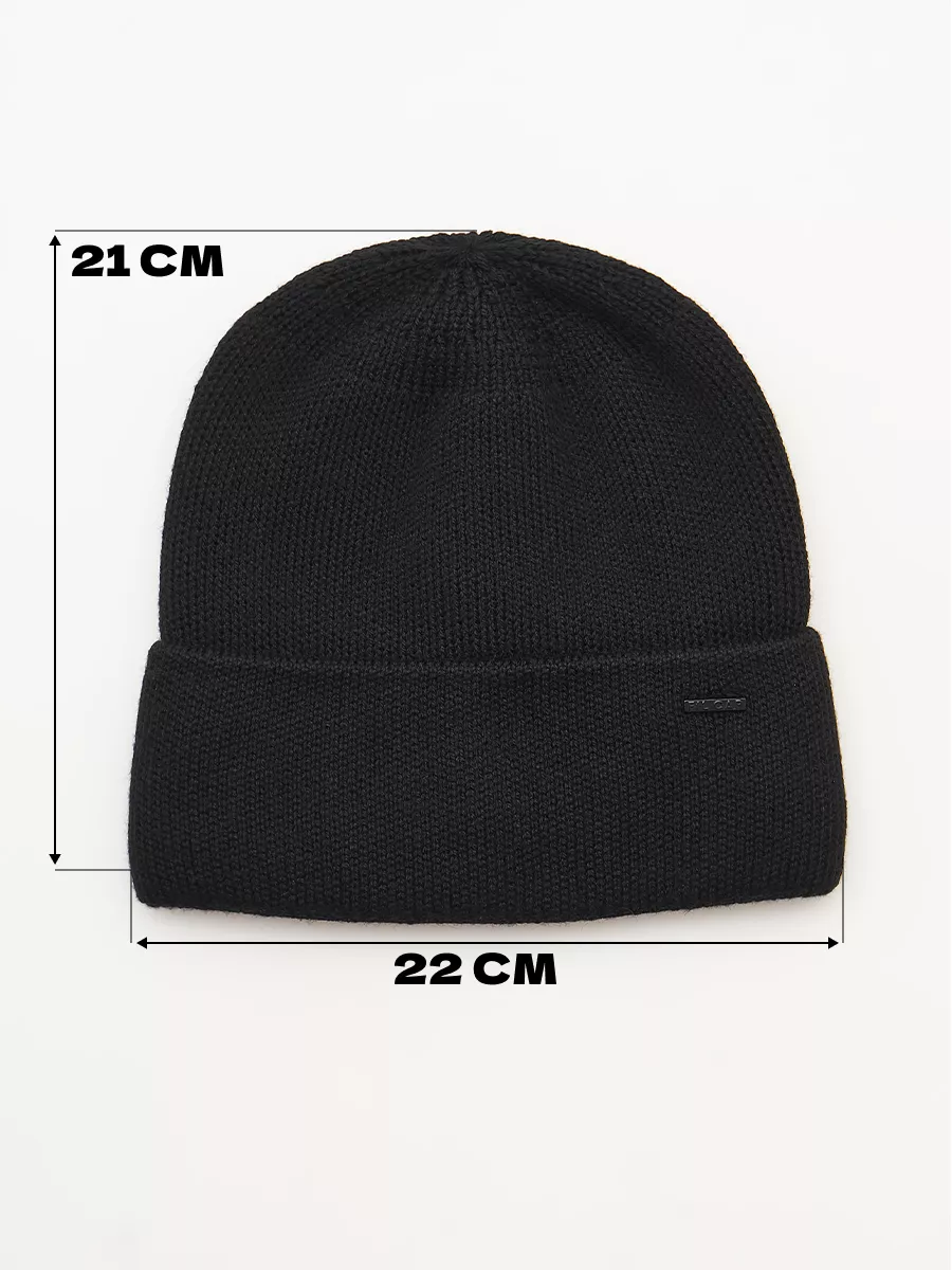 Шапка бини зимняя весенняя с флисом