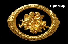 Силиконовый молд Ангелы № 776