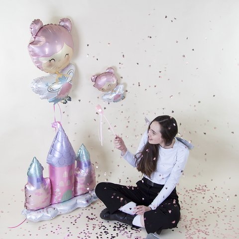 Шар фигура, маленькая фея, 69 см