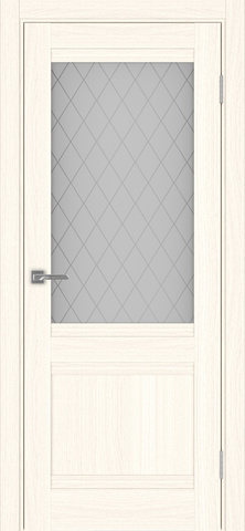 Турин_502U.21.30 ЭКО-шпон Ясень светлый-Кристалл б.цв/Щит МДФ