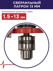 Станок сверлильный ПУЛЬСАР СС 350 (350Вт, 13мм, 5 скоростей, 580-2650 об/мин, 14 кг) (791-387)