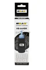 Контейнер с чернилами Hi-Black (HB-664BK) для Epson L130/L310/L405/L655,C13T66414A,  Bk, 70ml