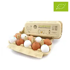 Яйцо куриное органическое от куриц свободного выгула "М2", 10 шт