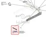 Левая направляющая лотка бумаги Ricoh M1162672