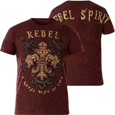 Rebel Spirit | Футболка мужская SSK111155 перед и спина