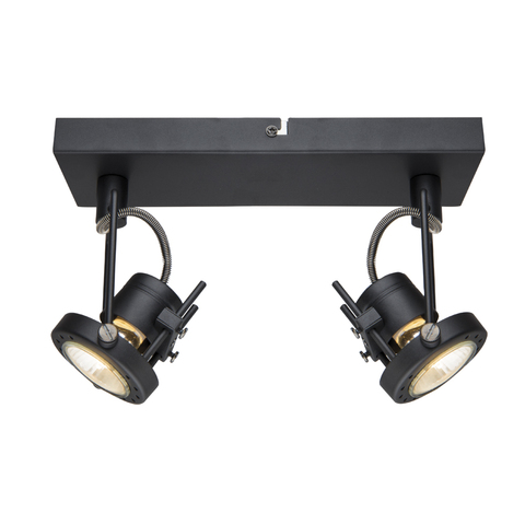 Спот Arte Lamp Costruttore A4300AP-2BK