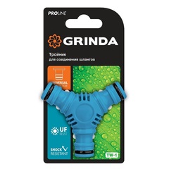 GRINDA Premium TW-1, ударопрочный пластик с покрытием TPR, штуцерный тройник, PROLine (8-426439)
