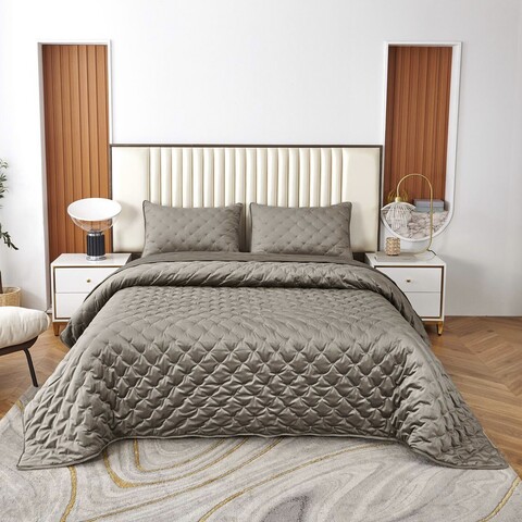 Покрывало 160x220 Sofi De MarkO Лея светло-серое