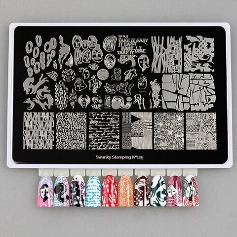 Пластина Swanky Stamping 084