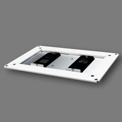 Панель основания с 2 щеточными вводами PO.60.60.VK2