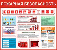 Информационный стенд "Пожарная безопасность"