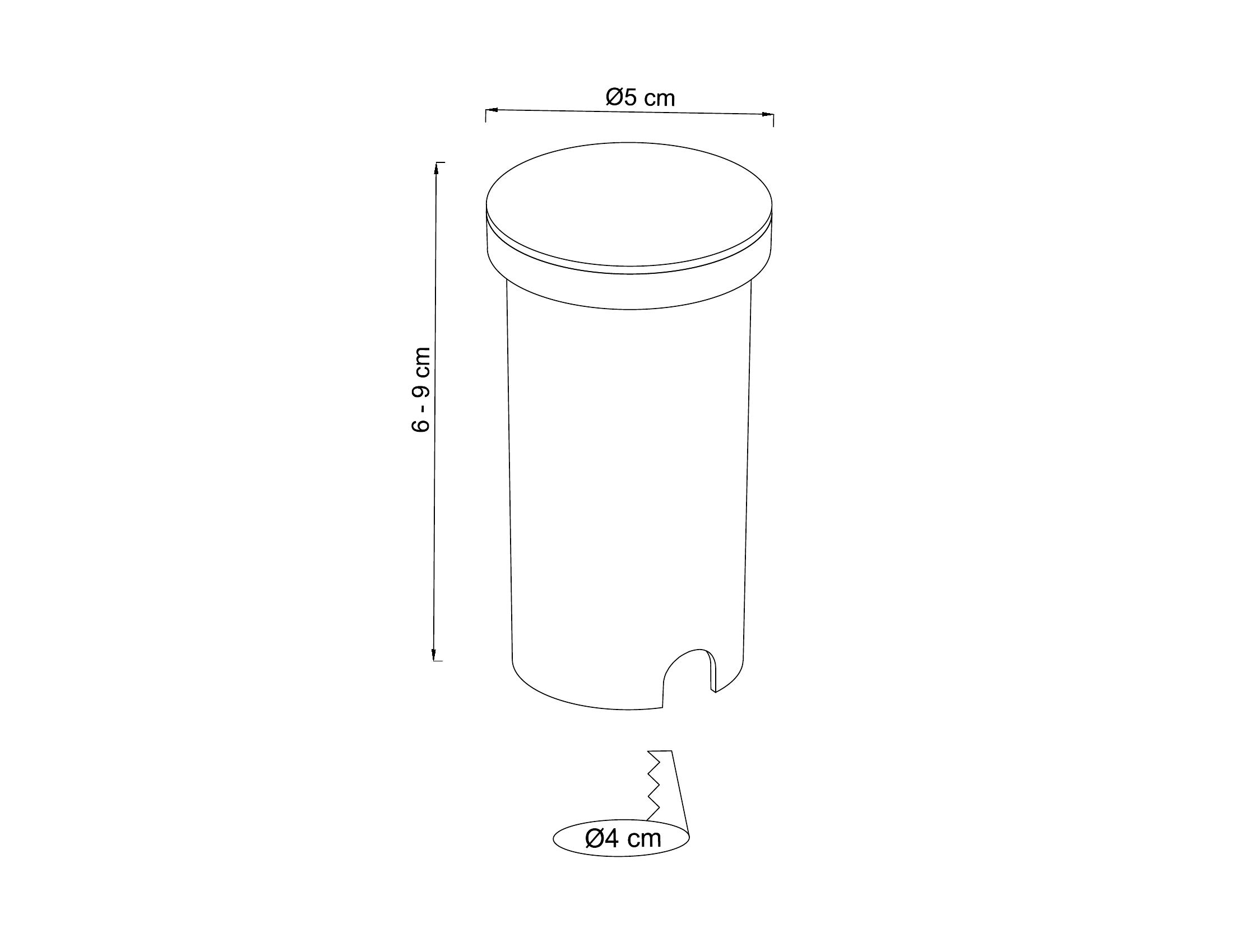 Ландшафтный светодиодный светильник Arte Lamp Piazza A3601IN-1WH