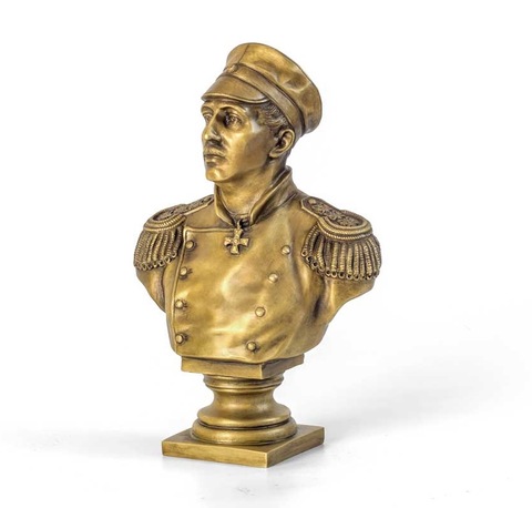 Бюст из бронзы Адмирал Нахимов