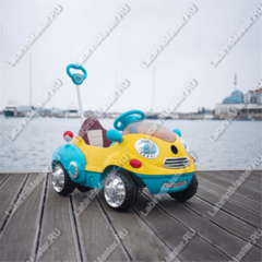 Детский электромобиль "HZB-8888" желто-голубой