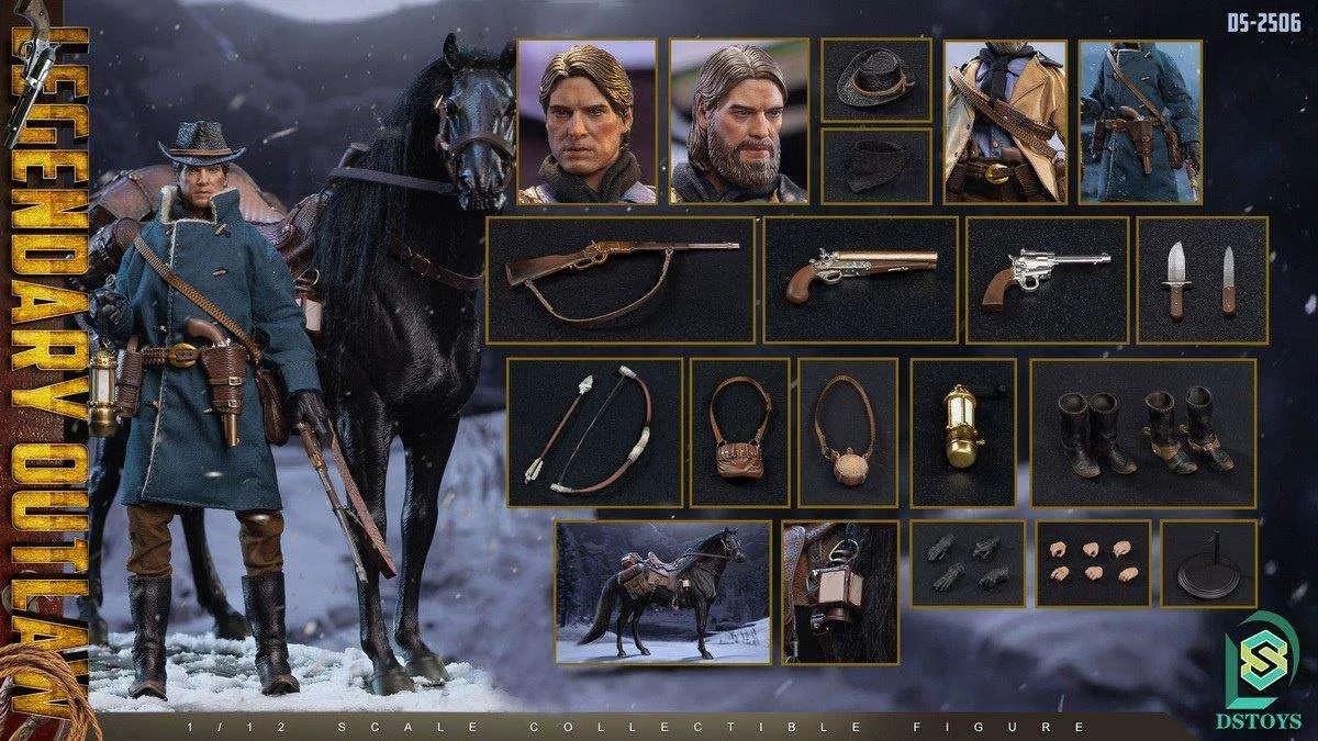 Фигурка Артур Морган из игры Red Dead Redemption 1/12