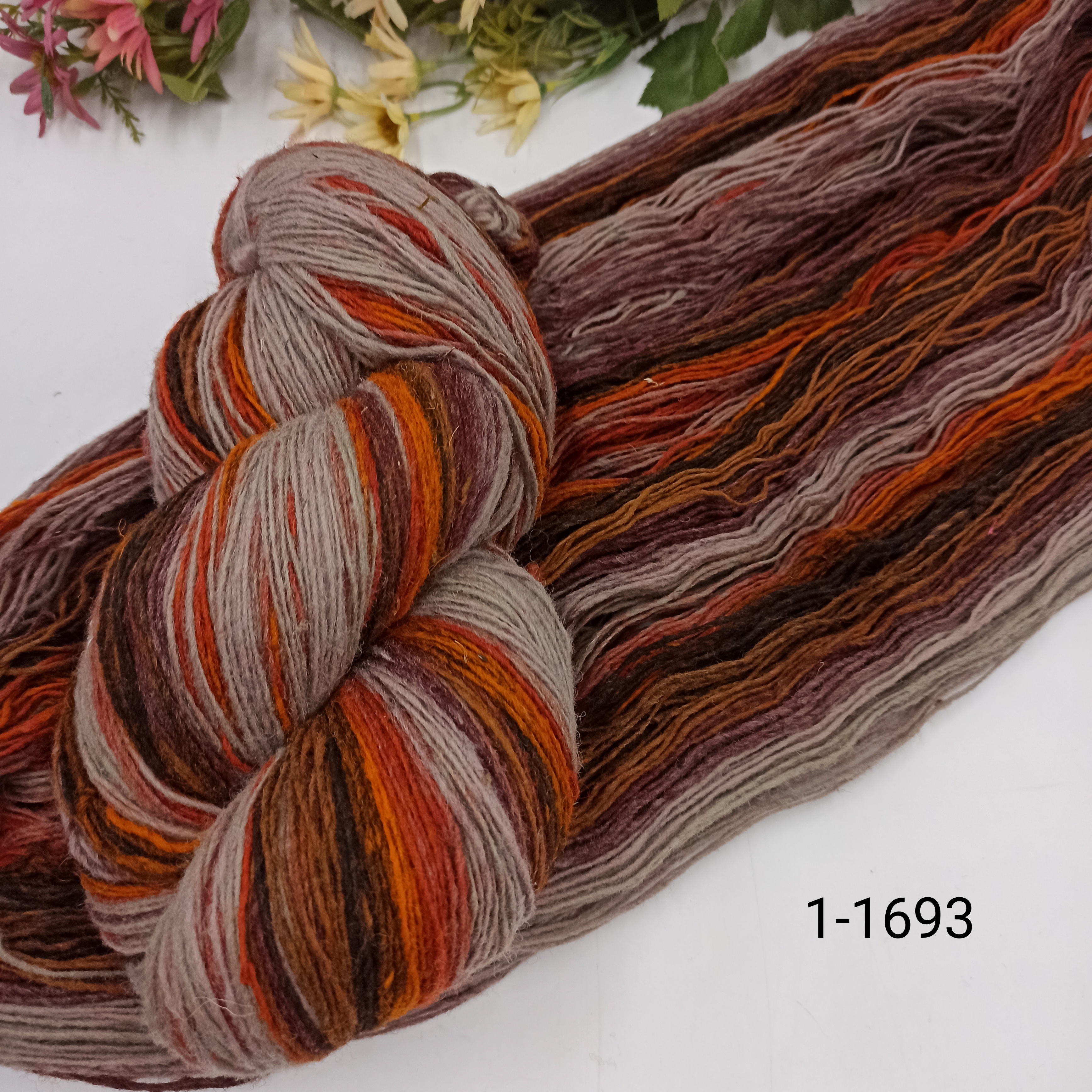 Дундага 6/1 шерсть секционного окрашивания 01-1693 420м/100гр