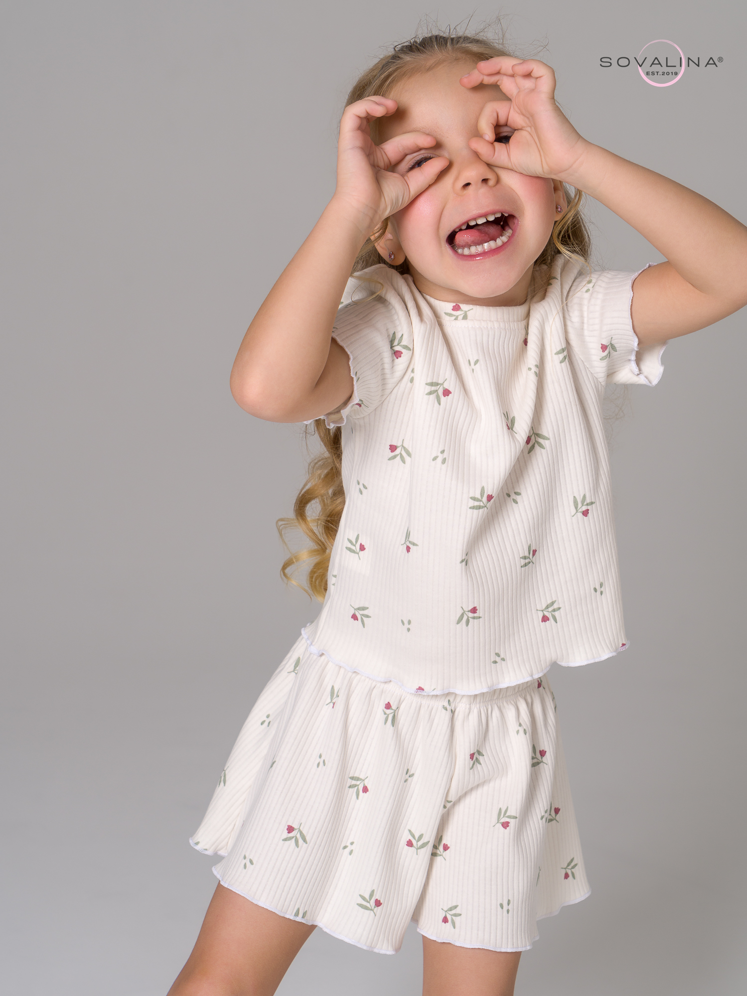 Пижама Элли бордовые тюльпанчики