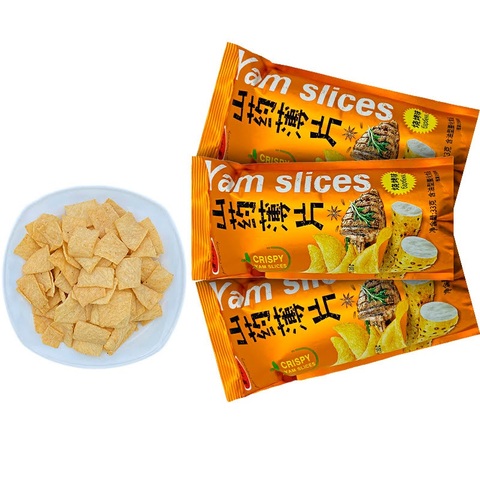 Чипсы из ямса со вкусом барбекю ShuYangYang (SYY1004) 1кор*8бл*20шт, 33гр