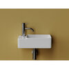 Ceramica Nova Element CN5046 Умывальник подвесной прямоугольный (чаша справа, отверстие под смеситель слева), 39.5x22, цвет: белый