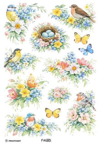 302 Пленочный трансфер декупажная карта, PROstoART