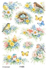 302 Пленочный трансфер декупажная карта, PROstoART