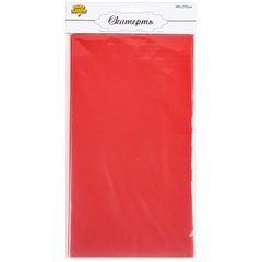 Скатерть п/э красная 1,4х2,75м