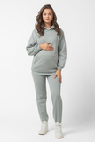 Утепленный спортивный костюм для беременных и кормящих  16501 холодная мята
