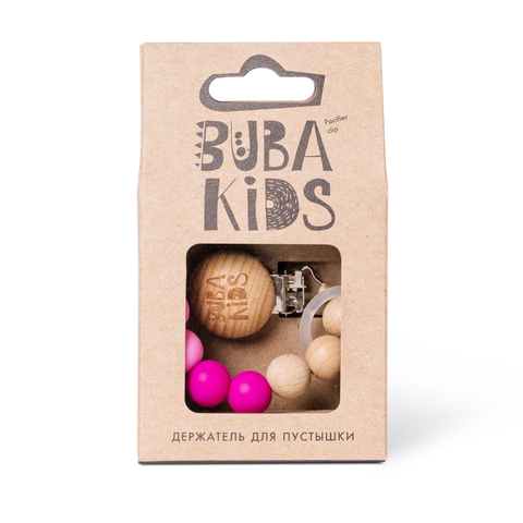 Buba Kids Держатель для пустышки силиконовый «Орхидея»