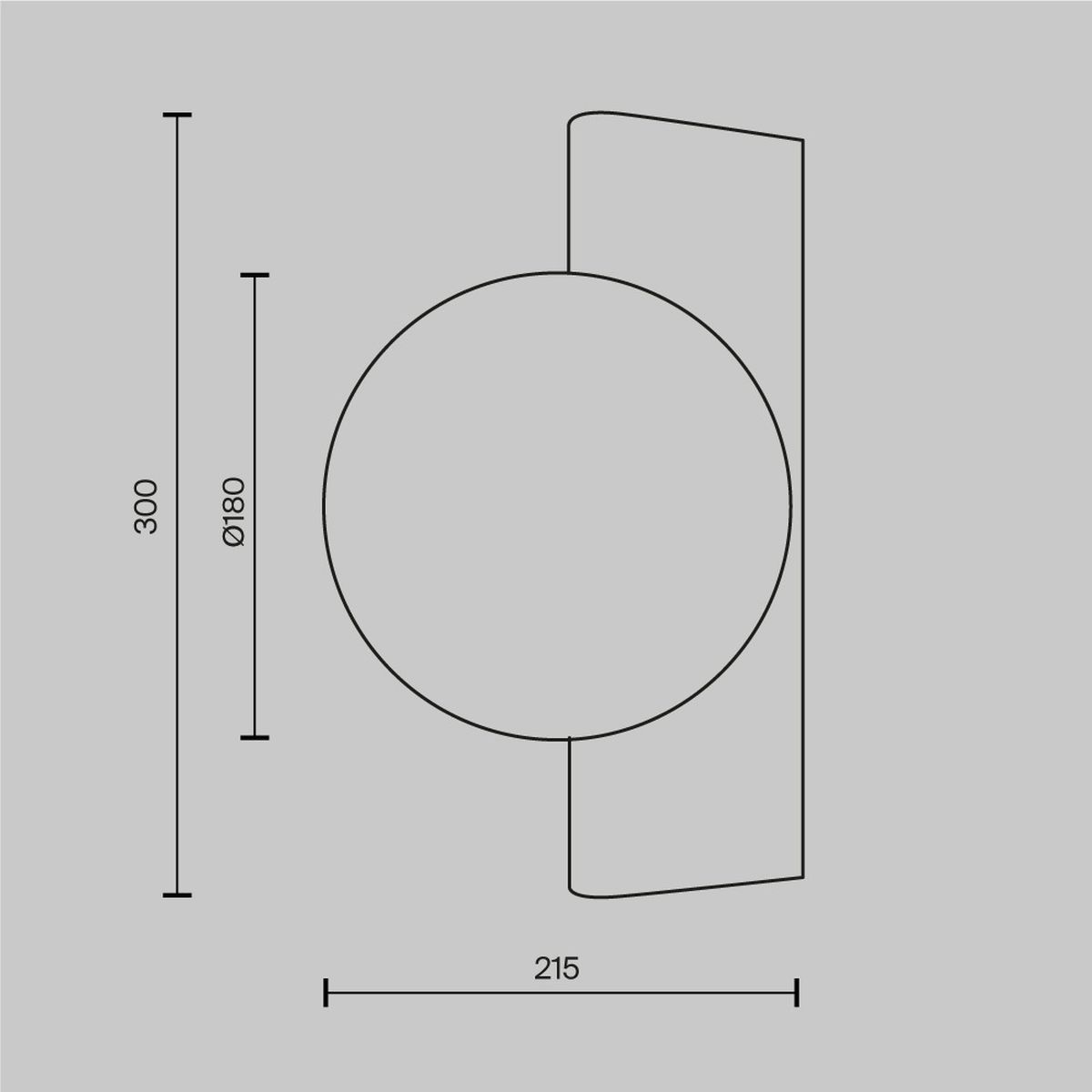 Бра Maytoni Avant-garde MOD324WL-01CH
