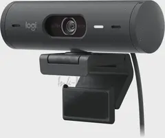 Камера-Web Logitech HD Webcam Brio 500 black (USB, 4Mp, 1920x1080) (960-001424) — фото 3