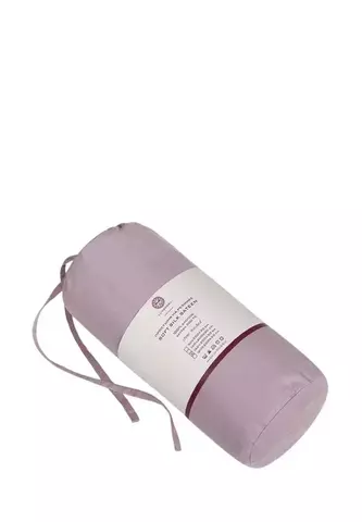 Простыня на резинке 180x200x30 Luxberry Soft Silk Sateen сиреневая