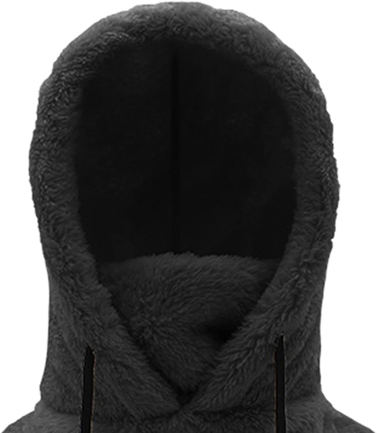 Картинка шарф-капюшон Skully Wear BNM-1311 black - 3
