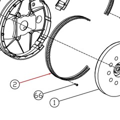 Щетка большая ПУЛЬСАР ШМБ 225-750С (918-916-002)