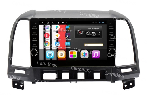 Магнитола для  Hyundai Santa Fe 2006-2012 Android 8.1 модель CB1075T8