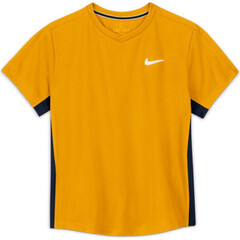 Детская футболка Nike Court Dri-Fit Victory SS Top B - university gold/obsidian/white