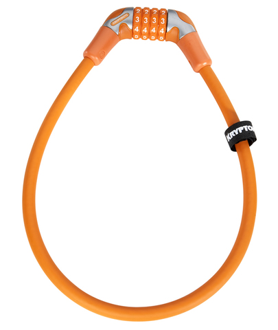 Картинка замок велосипедный Kryptonite KryptoFlex 1265 Combo Cable Medium Orange - 1