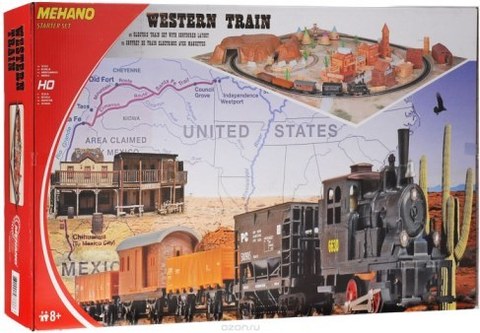 Железная дорога MEHANO T109 Western Train с ландшафтом