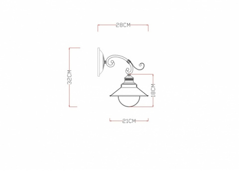 Настенный светильник Arte Lamp GRAZIOSO A4577AP-1WG